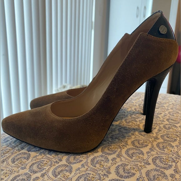 Stilettos perfect conditions size 7 suede & leather - Picture 8 of 14